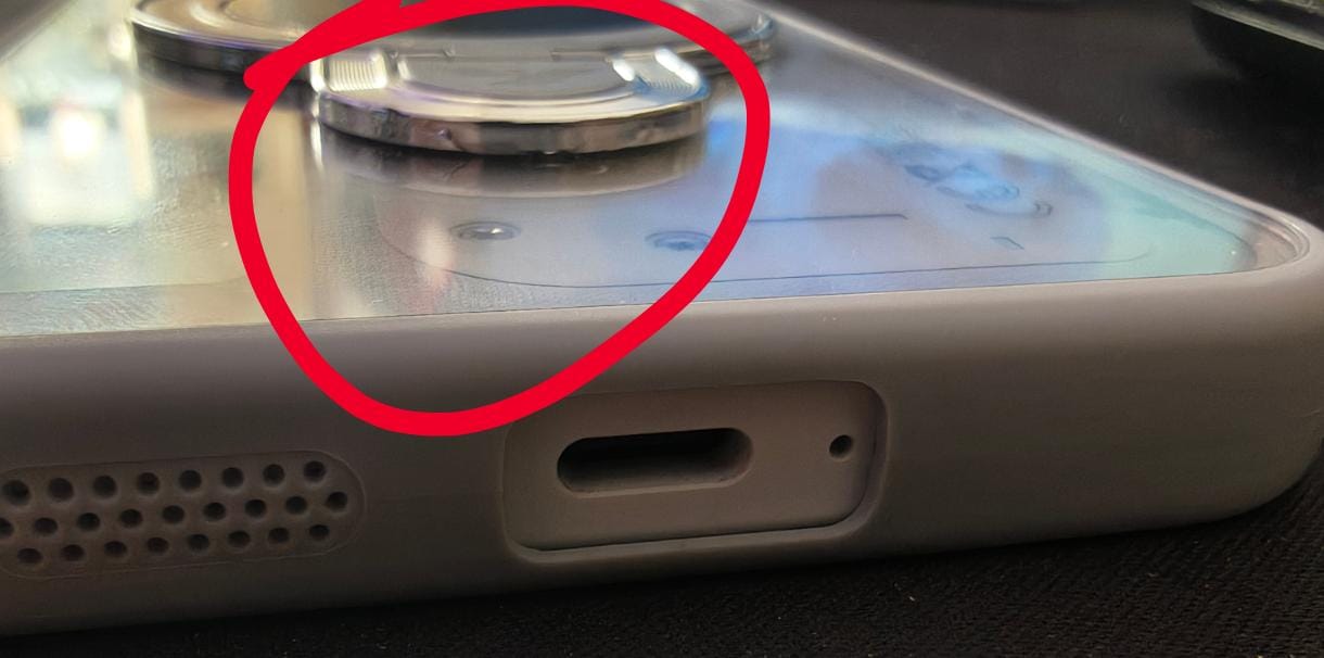 Husa pentru Nothing Phone 4a, Inel MagSafe Integrat, PC Mat Catifelat, Protectie Obiectiv, Rezistenta la Impact, Fixare Precisa, Negru Transparent