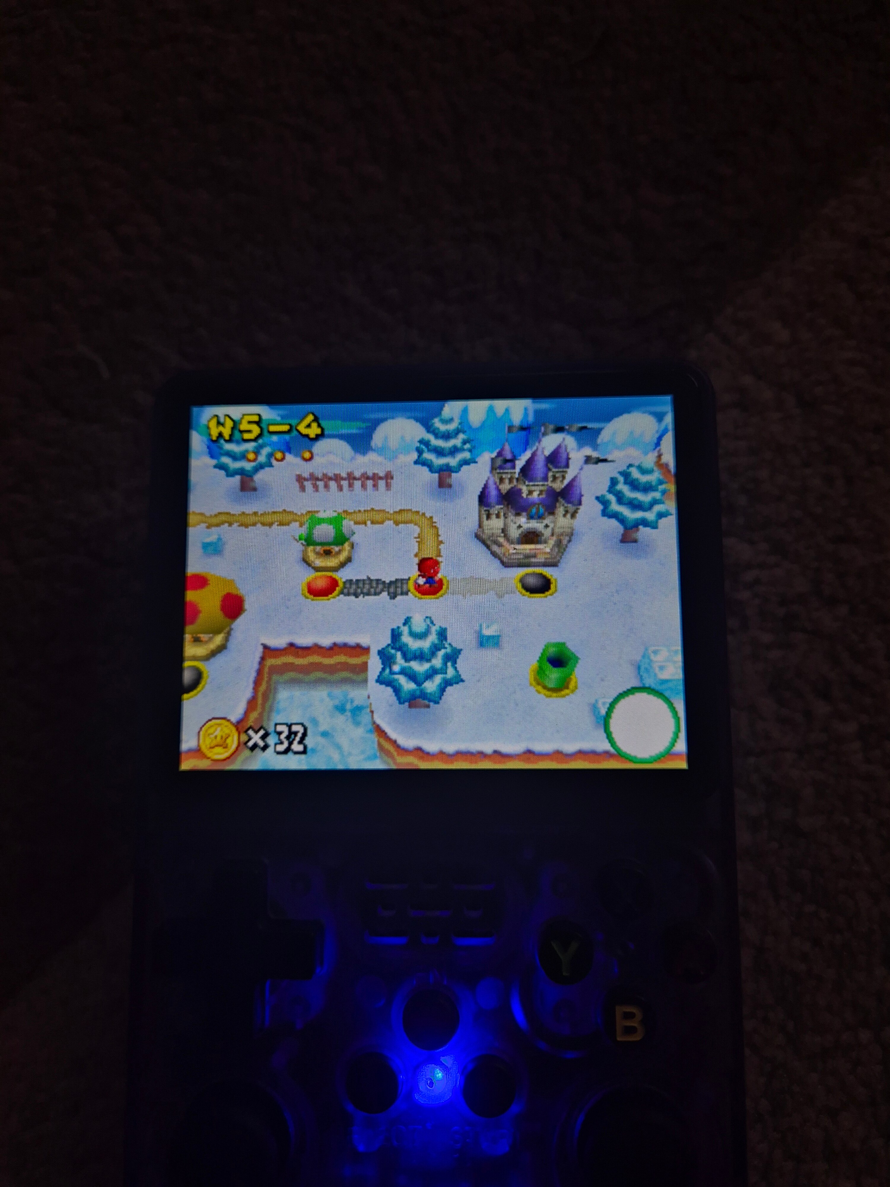 Consola jocuri retro portabila, Yulinland®, 17.000+ jocuri preinstalate, Suport 10 emulatoare, IPS LCD 3.5" 640x480, Sistem Linux open source, Transparent negru