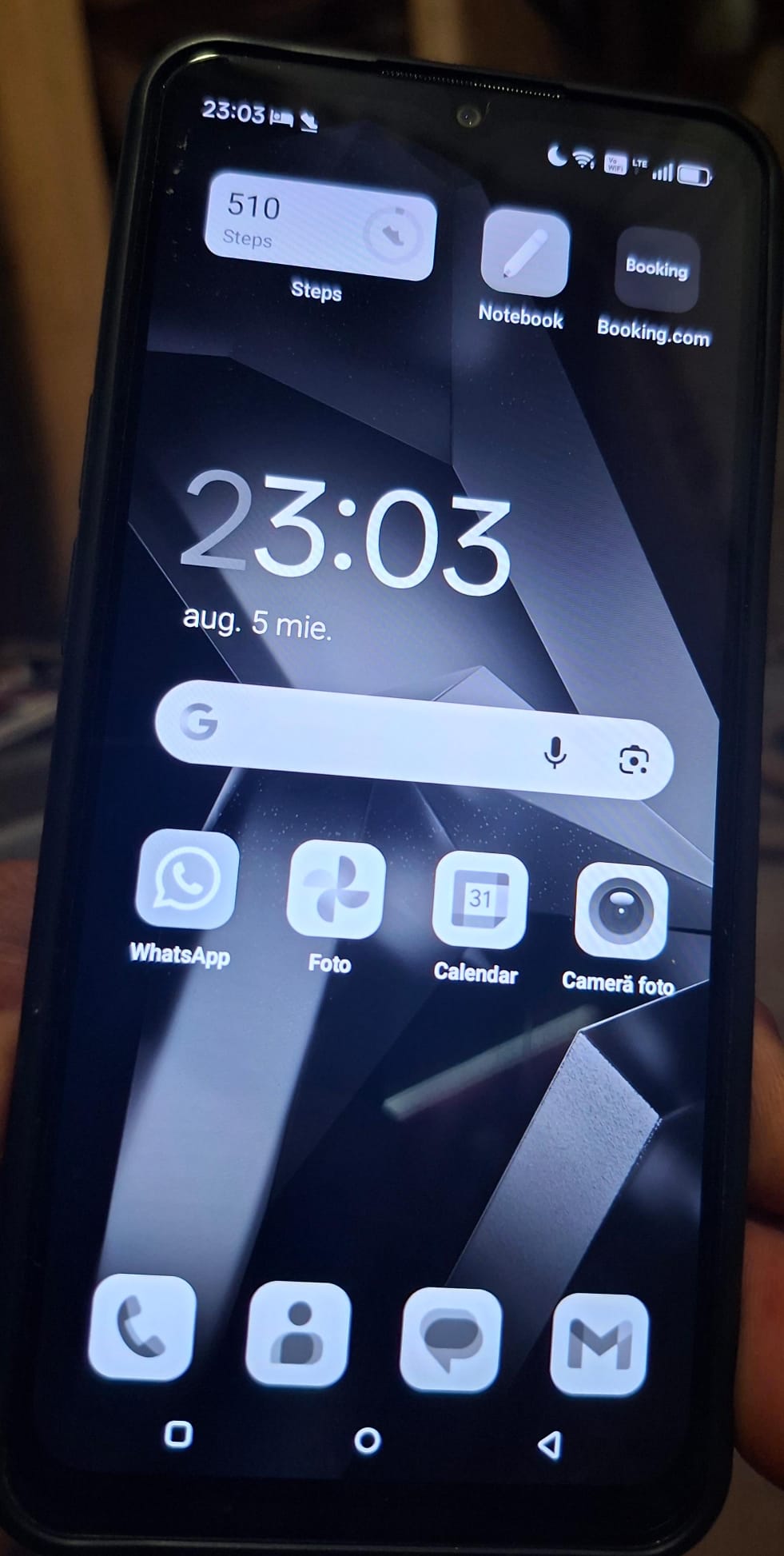 Telefon mobil Blackview Wave 2C, Android 16,12GB+32GB(1TB TF),5"Telefon Palm, Octa Core Unisoc,60Hz,2MP+5MP,3000mAh,2 SIMs, Lupa pentru ecranul telefonului mobil + ajutor pentru citirea textului, GPS/Deblocare faciala, negru