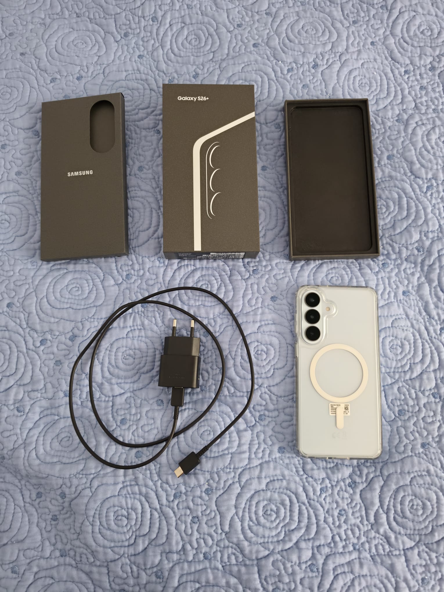 Telefon mobil Samsung Galaxy S26+, 12GB RAM, 256GB, 5G, Silver Shadow