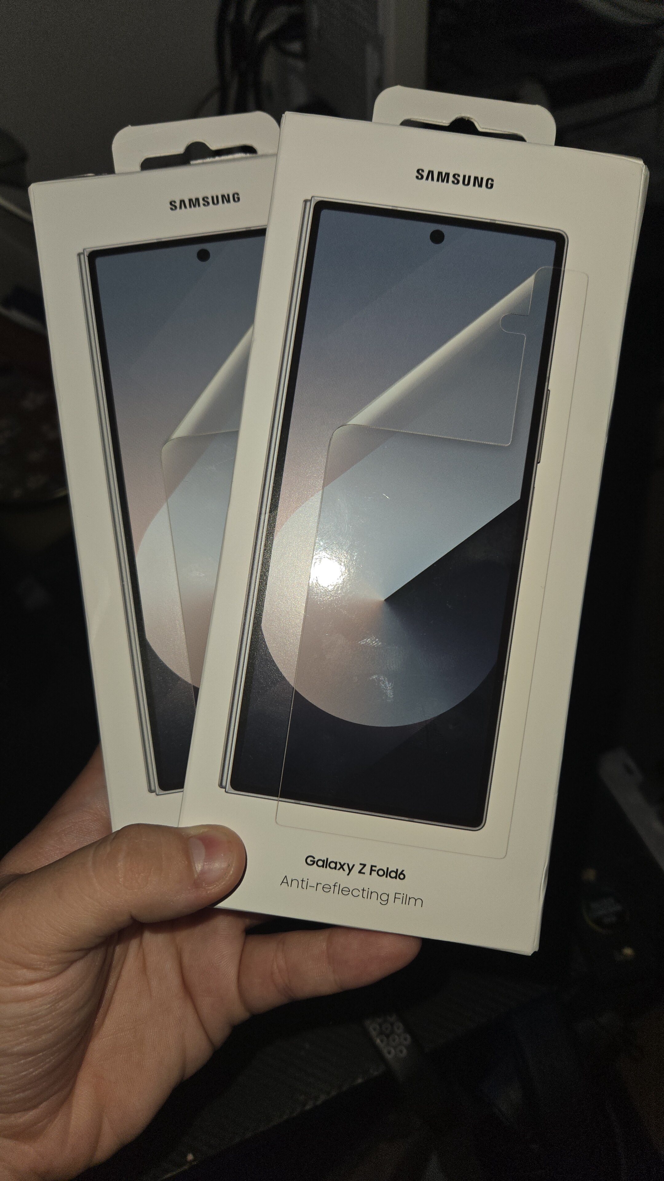 Folie de protectie Samsung Anti-reflecting Film pentru Galaxy Fold6, Transparent