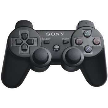 Controller Sony Wireless Dualshock 3 pentru PS3, Negru Controller Sony Wireless Dualshock 3 pentru PS3, Negru