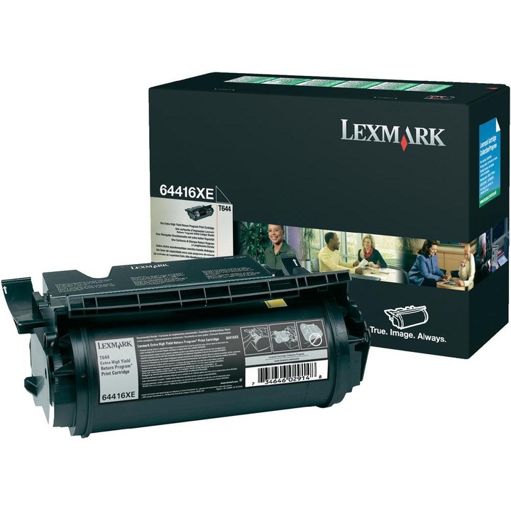 Касета на Lexmark, Оригинална, 32 000 страници, Съвместима с T644