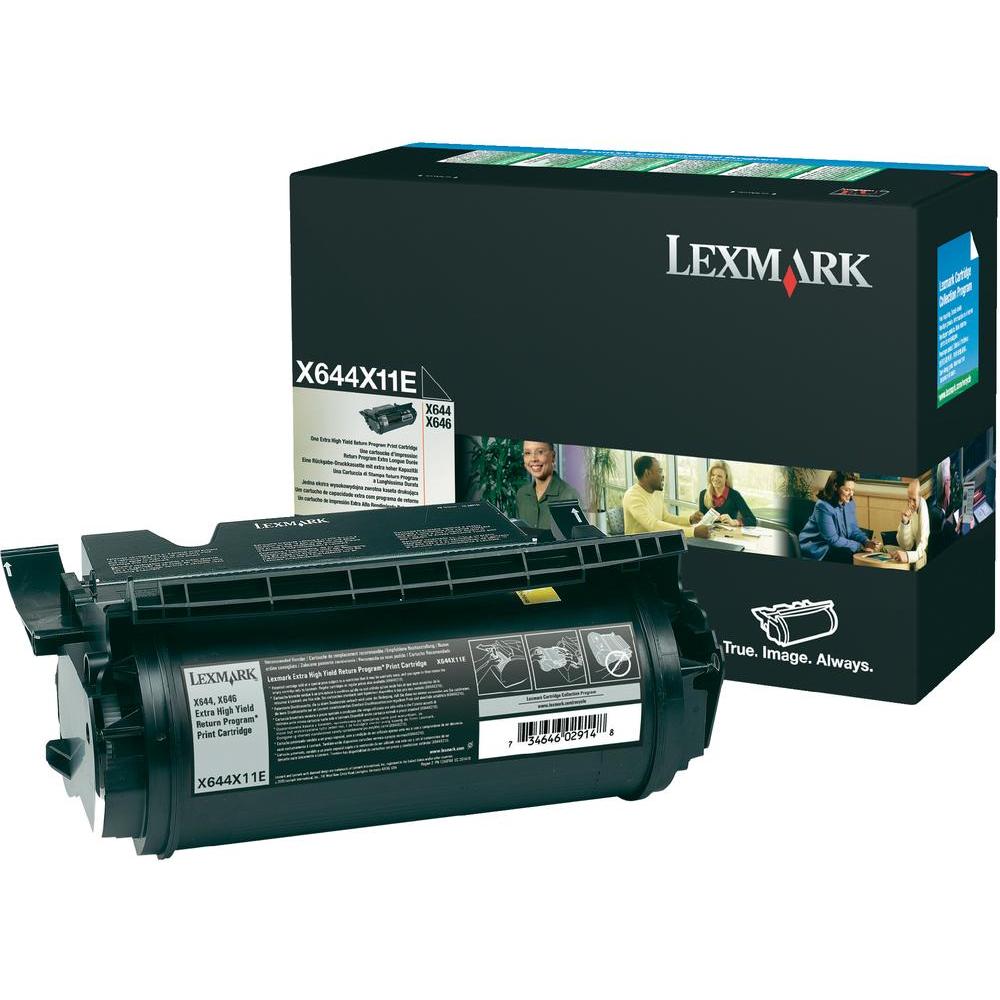 Toner Lexmark x644X11E Negru