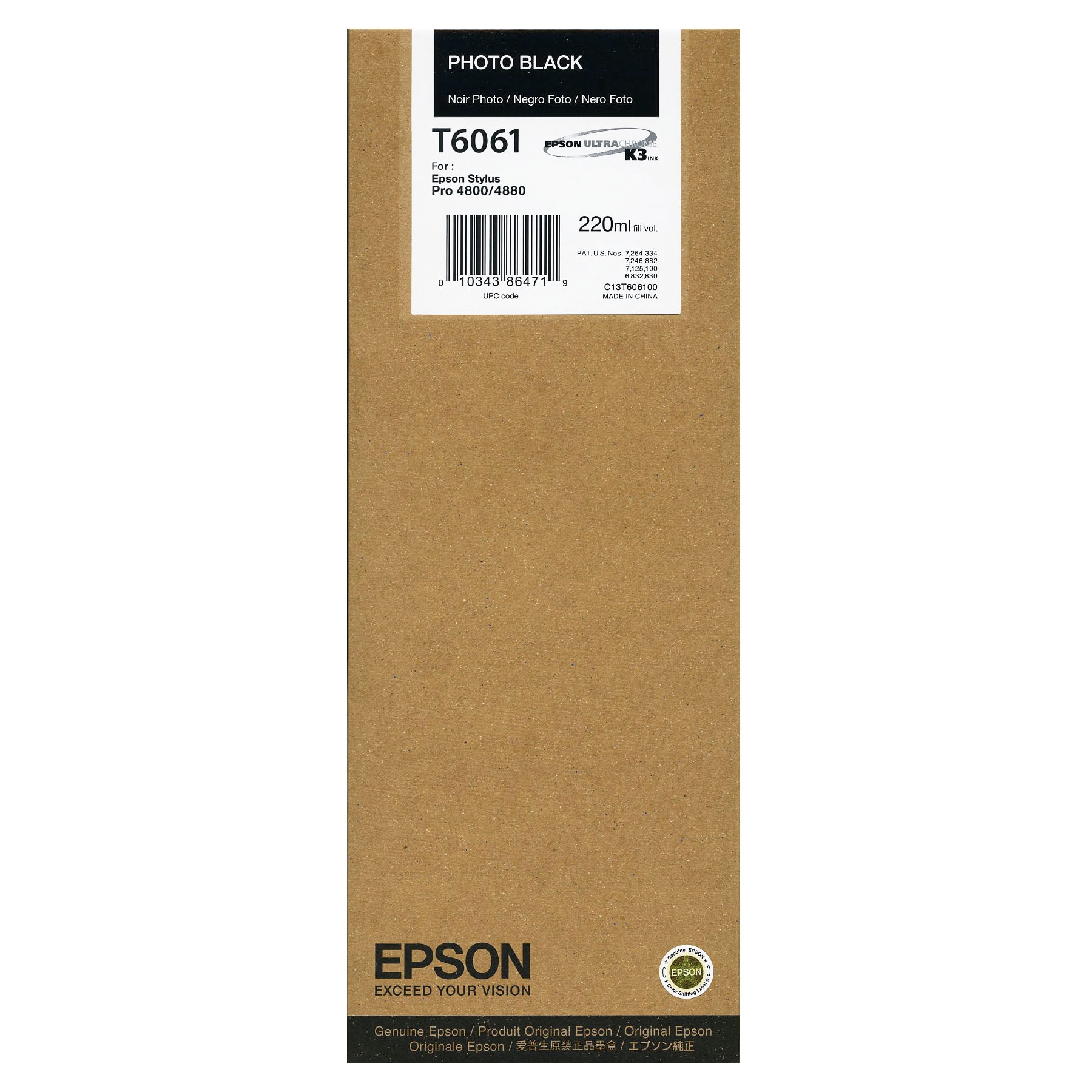 Cartus Epson C13T606100 Photo Black
