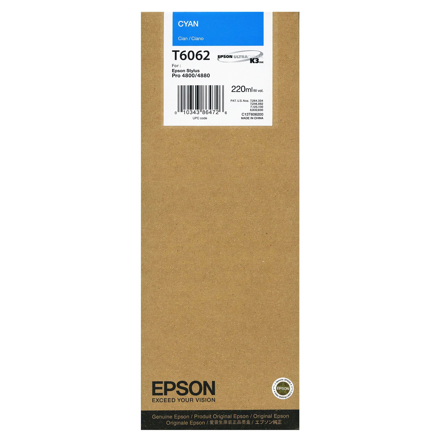 Cartus Epson C13T606200 Cyan