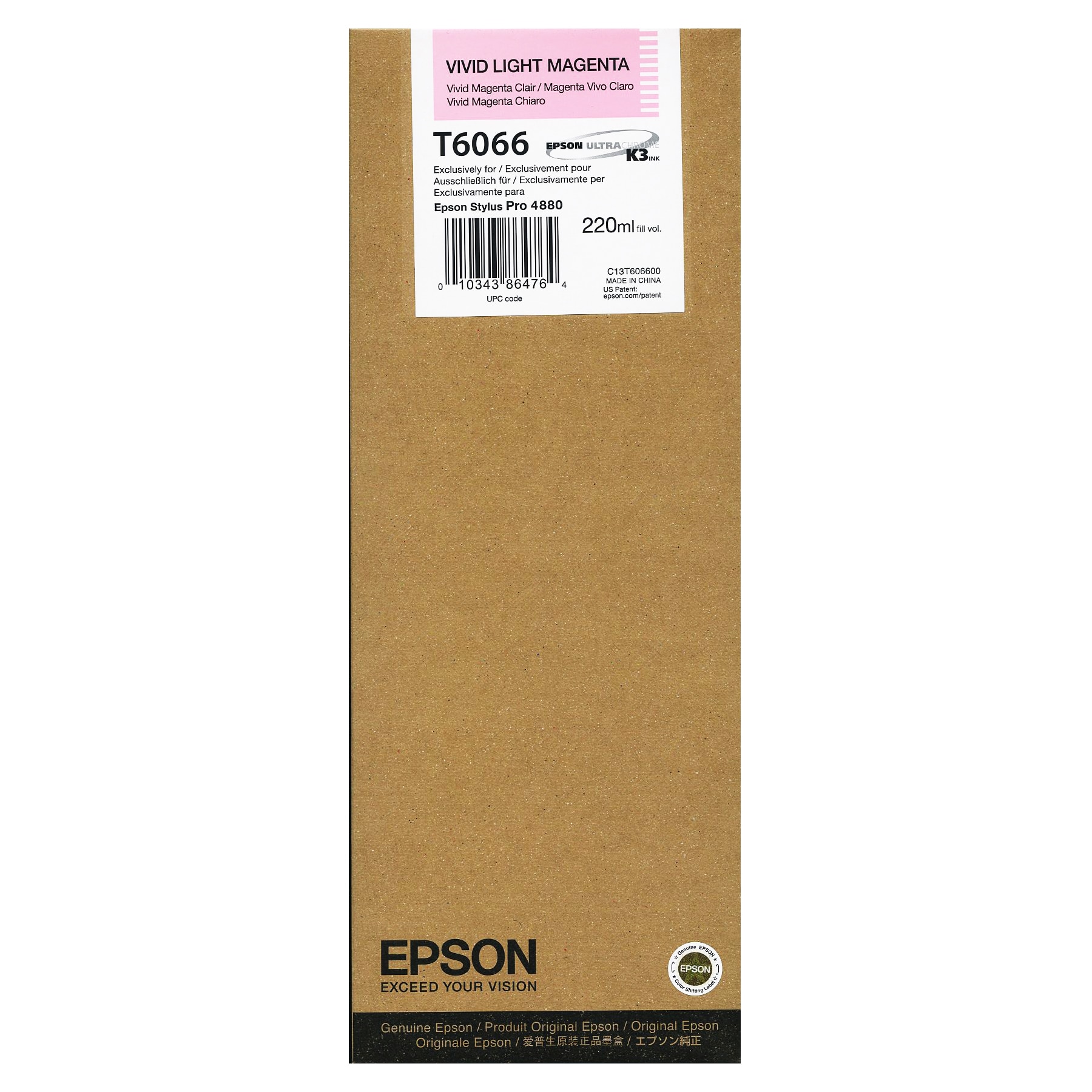 Cartus Epson C13T606600 Vivid Light Magenta