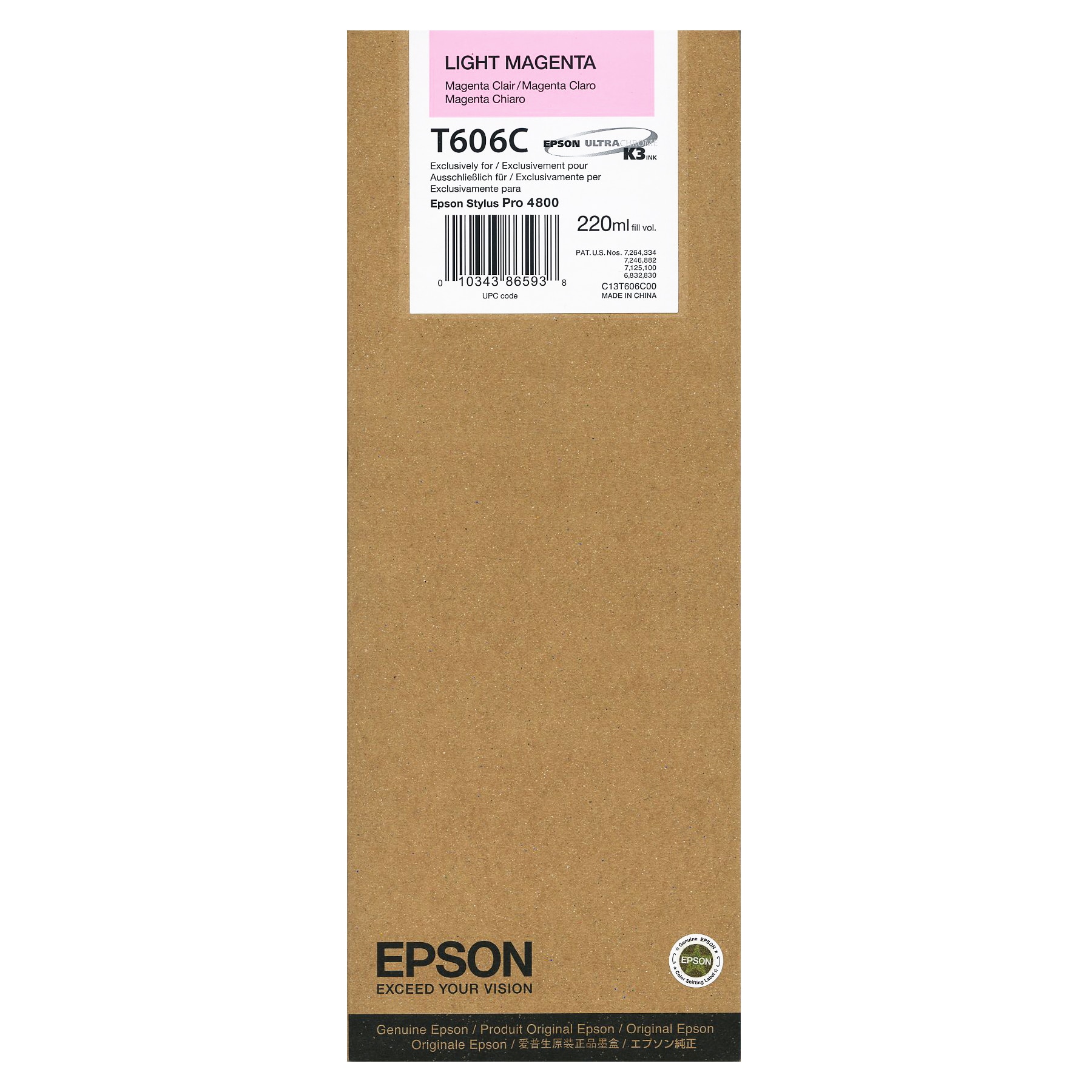Cartus Epson C13T605C00 Light Magenta