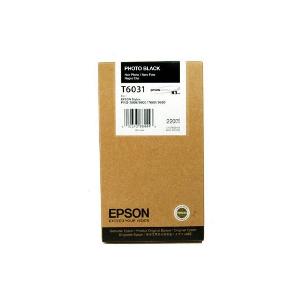 Epson C13T603100 Photo Black касета - eMAG.bg