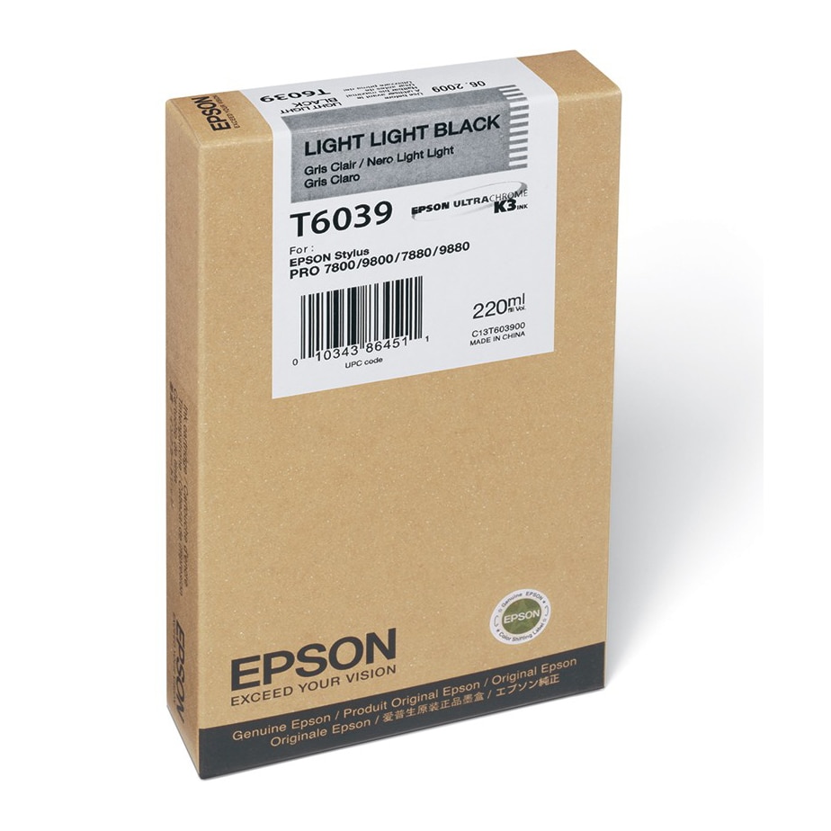 Cartus Epson C13T603900 Light Light Black