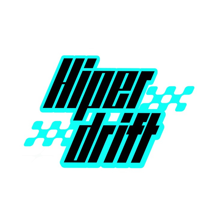 Sticker Hiper drift, Autoadeziv, Cri-Flo, Marime 10 cm