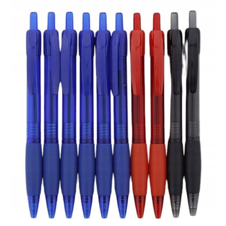 Set de 10 pixuri automate, CARDSPLITTER, Multicolor