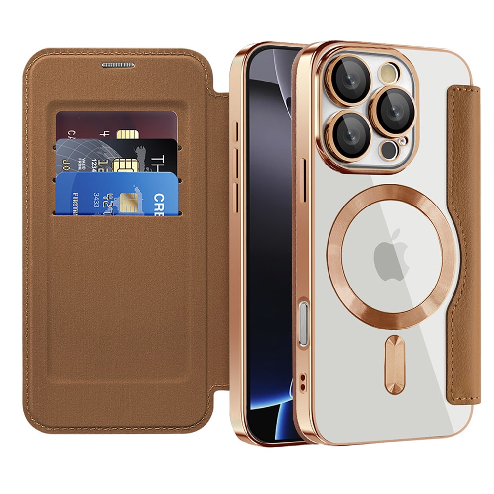 Husă pentru iPhone 16 Pro Max, Stef's Cat, Piele ecologică, Brown, Protecție completă