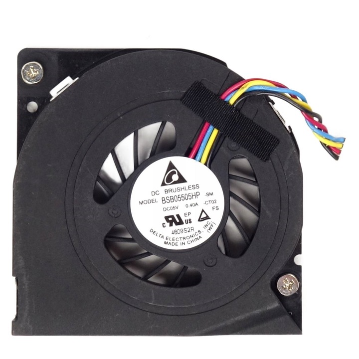 Ventilator PC Tradebit BSB05505HP, 4PIN, 0.4A, pentru Intel NUC, HP Chromebox, Gigabyte Brix, Asus VivoMini