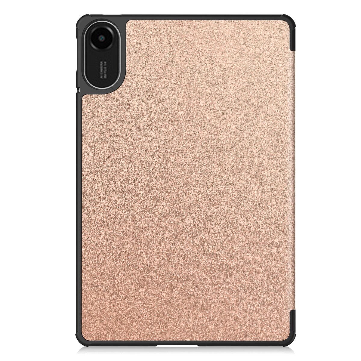 Husa tableta Bizon Case Tab Croc pentru Xiaomi Redmi Pad 2, aur roz