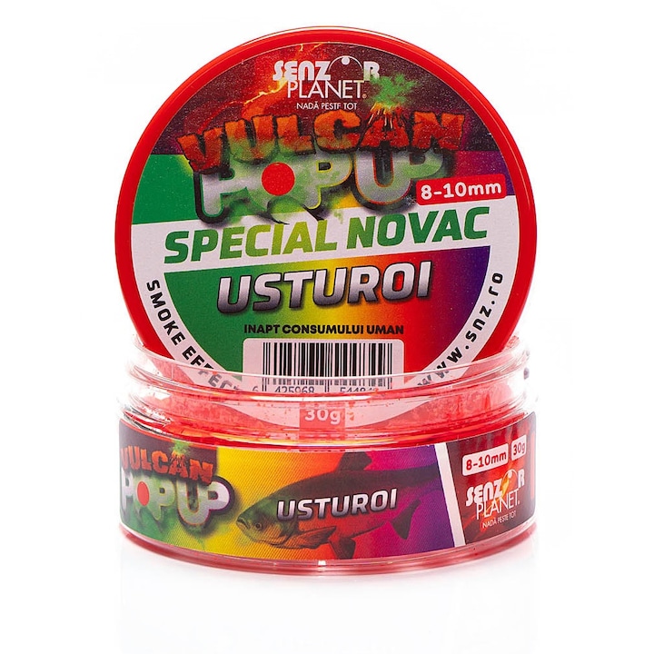 Pop-up, Vulcan Fumigena Novac, Senzor Planet, Usturoi, 8-10 mm, 30 g