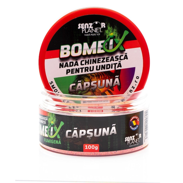 Bombix Nada Fumigena Chinezeasca pentru Undita Capsuna (ROZ) 100g