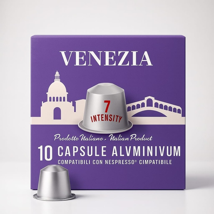 Capsule cafea Compatibile Nespresso -VENEZIA ARABICA, 10 bucati
