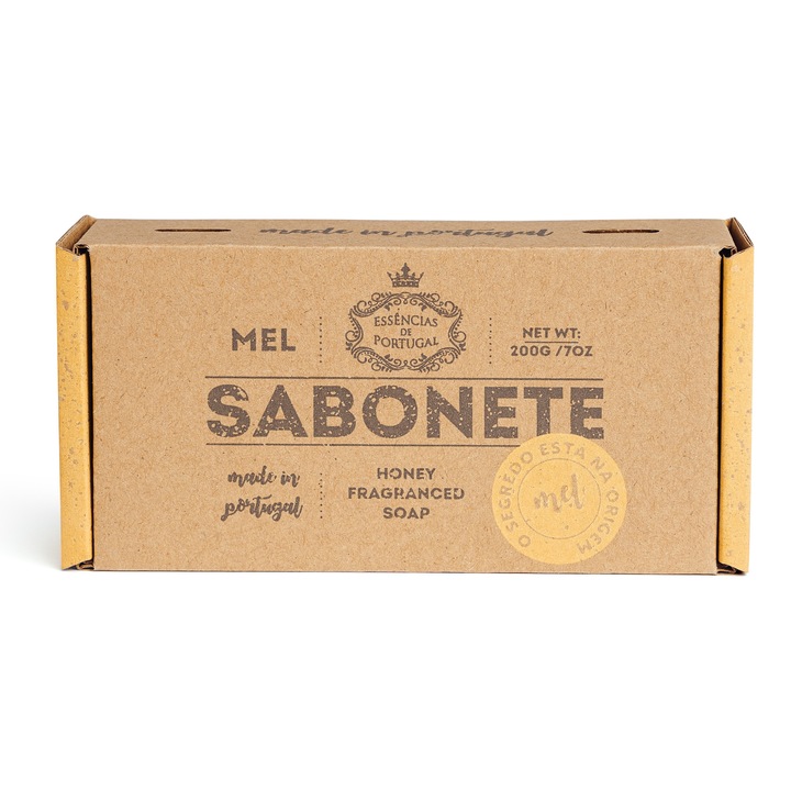Sapun Natural, Artizanal cu Miere, 200g – Essências de Portugal, colectia Origens – Fara: Parabeni, sulfati, coloranti artificiali, parfumuri sintetice, ftalati