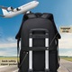 Rucsac Utilitara Capacitate Mare pentru Barbati, Design Usor si Material Confortabil, Compartiment Laptop + Spatii Depozitare, Reglabila si Confortabila, Stil Modern Simplu, Utilizare Zilnica + Calatorii, Outdoor, Fitness, Poliester, Negru