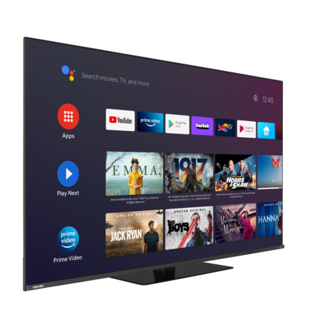 Televizor Toshiba QLED 55QA7D63DG, Ultra HD, 139 cm, Smart TV