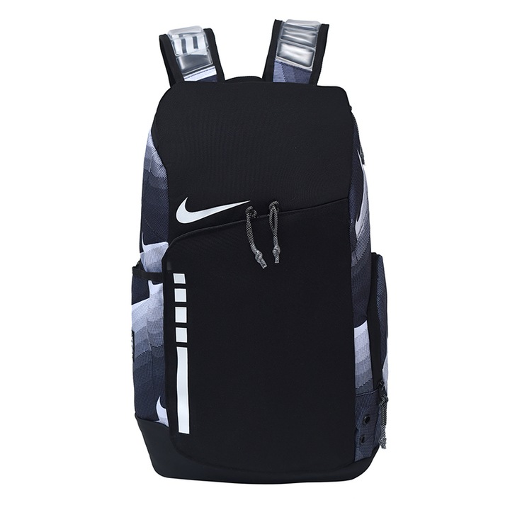 Nike hátizsák, alkalmi, sport és fitnesz, légpárnás vállpántokkal, fekete csíkokkal