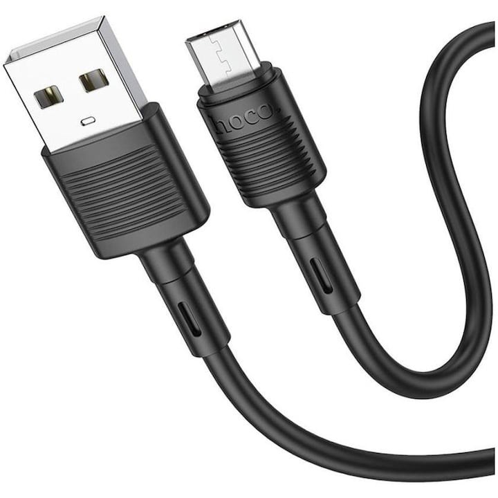 Selani Hoco Premium USB-A - MicroUSB kábel, 18W, 2.4A, 1m, fekete