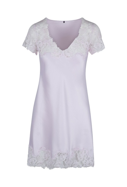 LingaDore, Camasa de noapte cu insertii din dantela, Lila