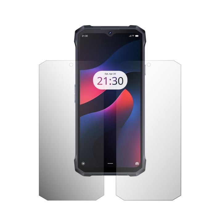 Комплект от 2 x iSkinz протектор за екран за iHunt Titan P8000 Ultra Carbon - SLIM - подходящ за калъф, невидим Skinz HD