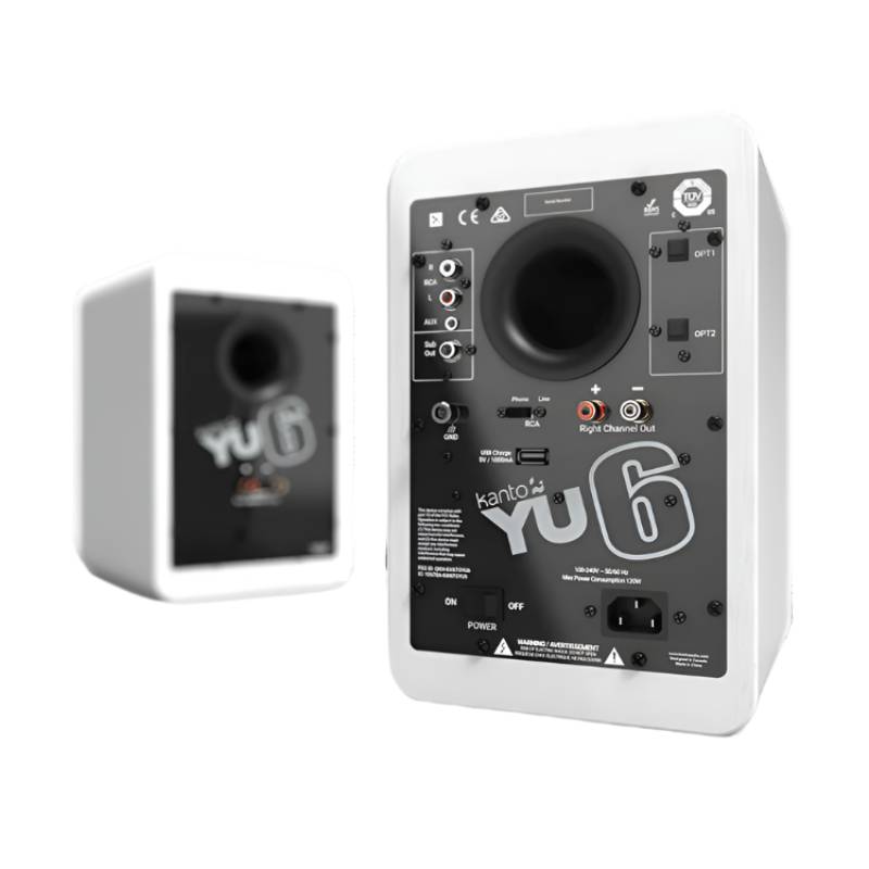 Boxe active Kanto Audio YU6, Alb