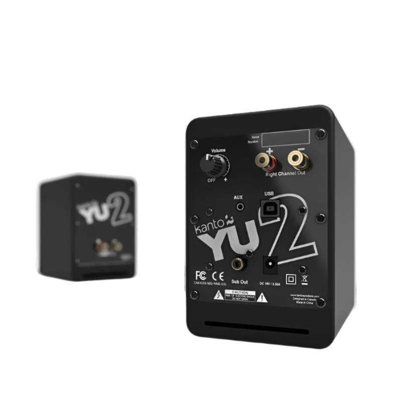 Boxe active Kanto Audio YU2, Negru