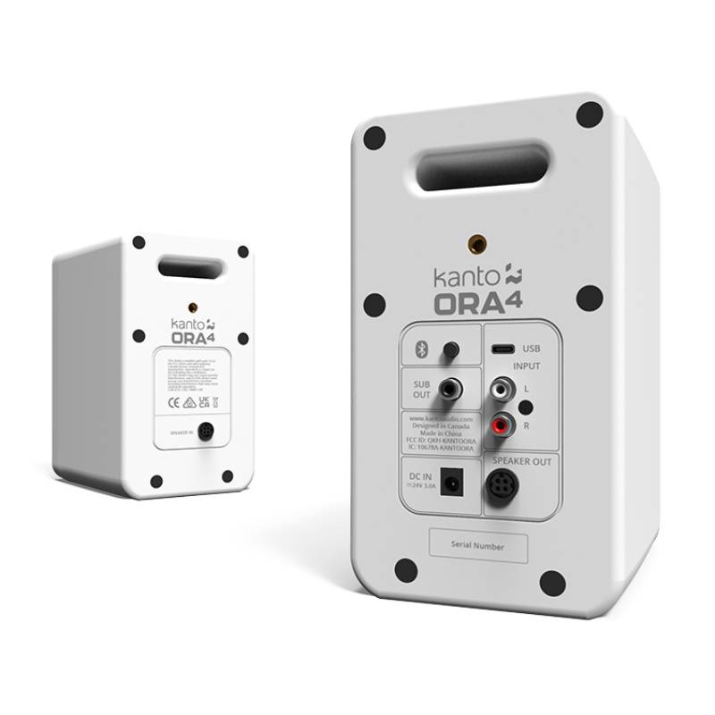 Boxe active Kanto Audio ORA4, Alb