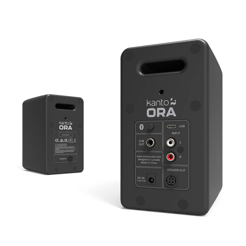 Boxe active Kanto Audio ORA, 100W, USB-C input, Bluetooth, Negru
