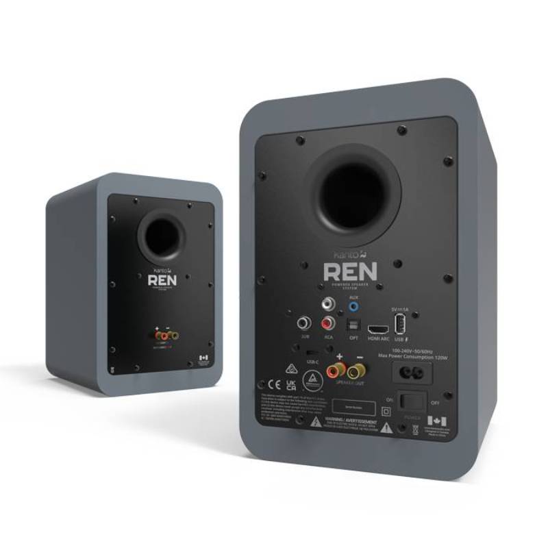 Boxe active Kanto Audio REN, Gri