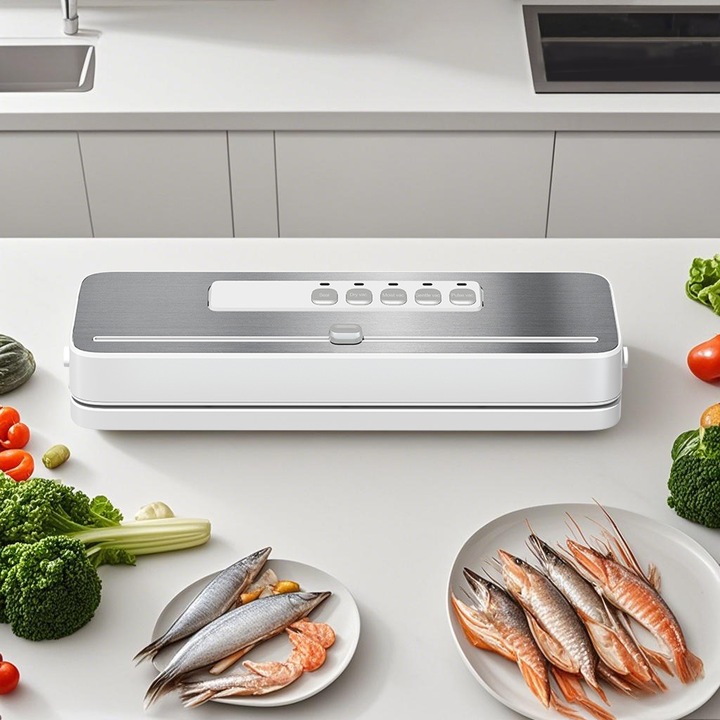 Aparat de vidat si sigilat alimente LSC – pastrare indelungata carne, legume, fructe