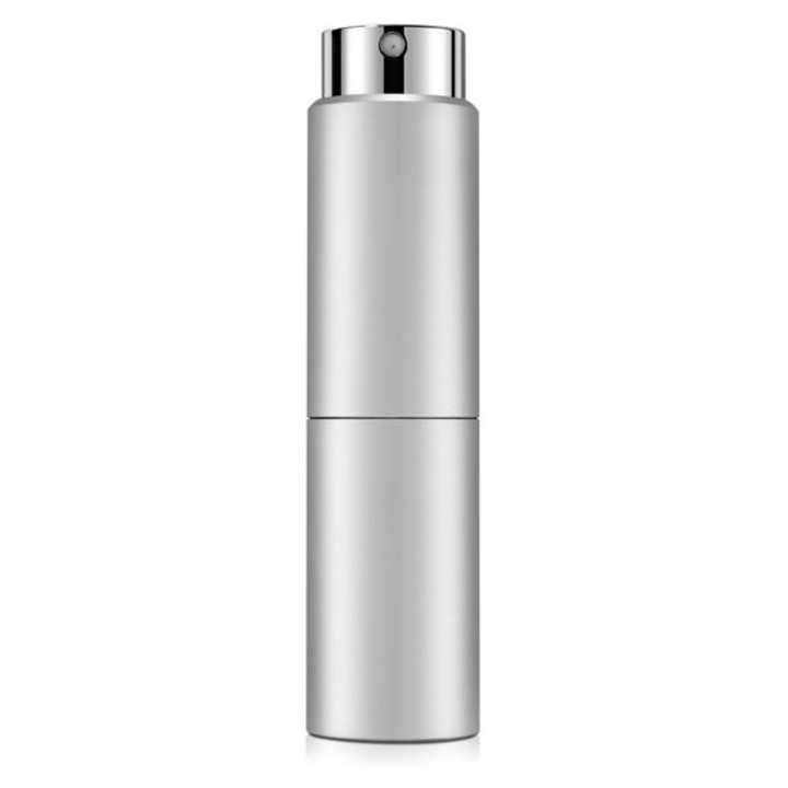 Felcsavarható parfümös üveg, szürke, Equivalenza, 15 ml