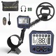 Detector de metale, 5 moduri, LCD, reglabil 113-141 cm, impermeabil, gri
