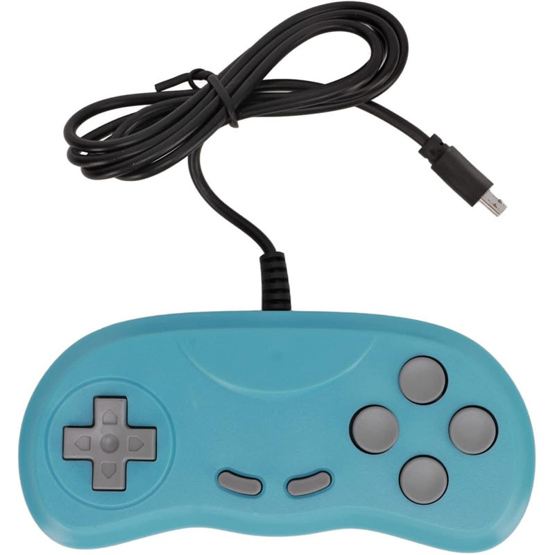 Consola Portabila G5, Rqiurpn, ecran 3 inch, 500 jocuri, baterie 1000mAh, reincarcabila, pentru adulti, conectare la TV, Albastru