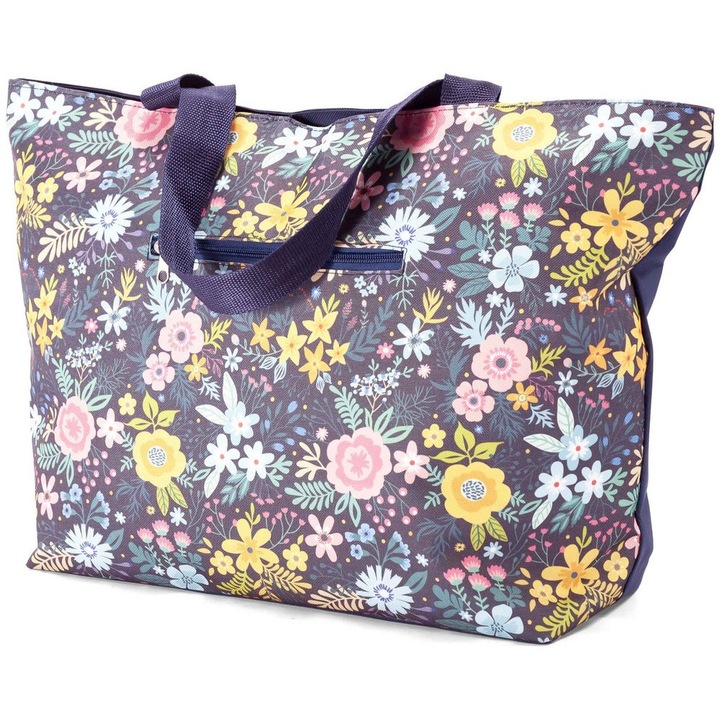 Geanta de plaja Benzi BZ 5802, 51x34x15cm, 26L, poliester, imprimeu 4