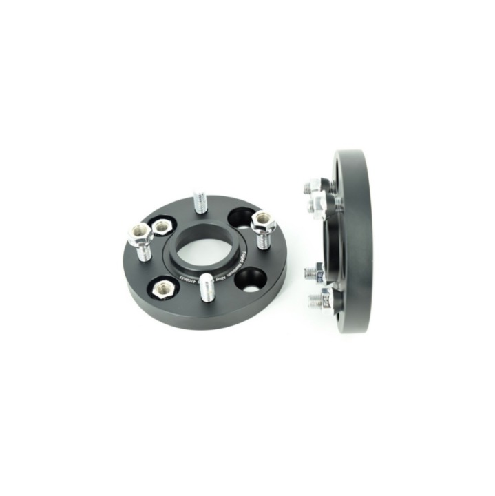 idealSTORE 4x108 20mm 63.3mm fekete autó keréktávtartó, dupla bilincs, csavarokkal együtt