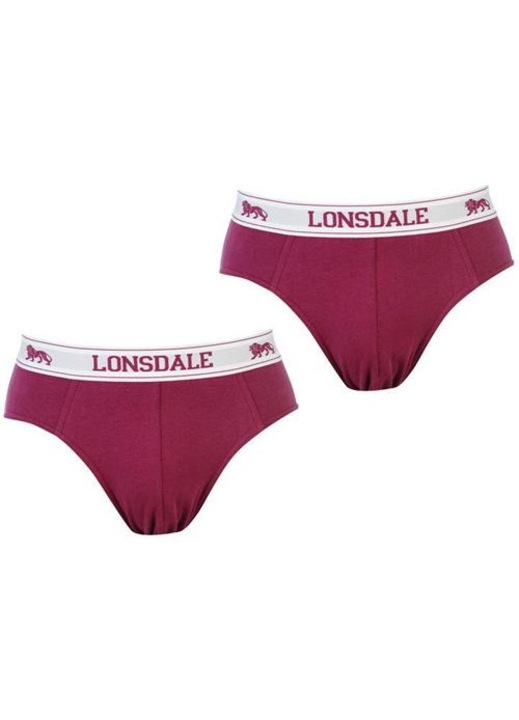 Boxeri barbati Lonsdale, 2 buc/set, mov, marimea M