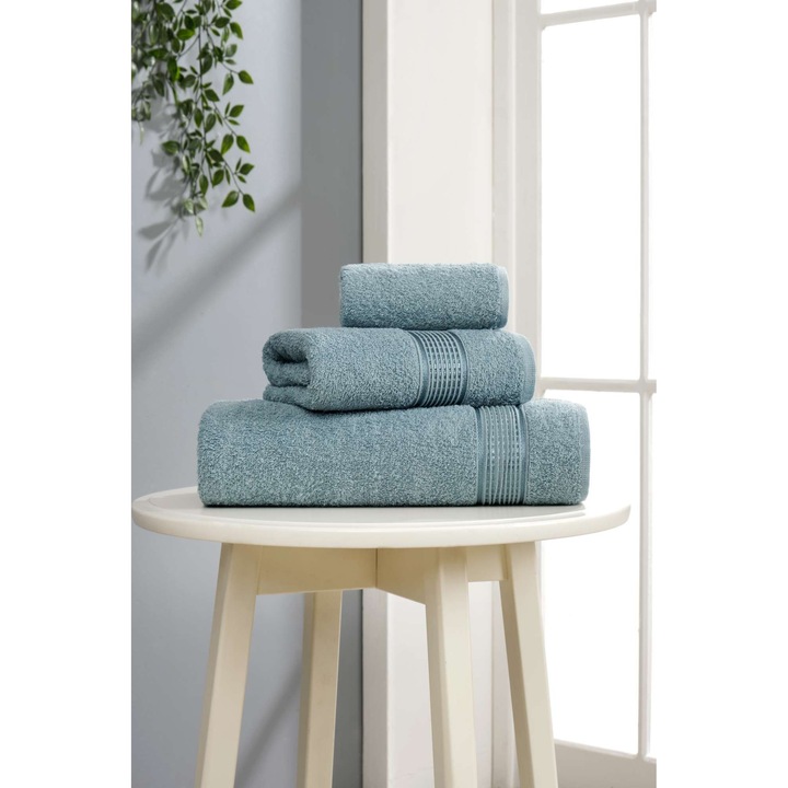 Set prosoape Colorful Cotton, mint, 30x50cm, 50x85cm, 70x140cm