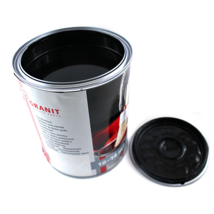 Lac vopsea negru intens RAL 9005 NOPOLUX WILCKENS GRANIT Bidon de 2,5 l