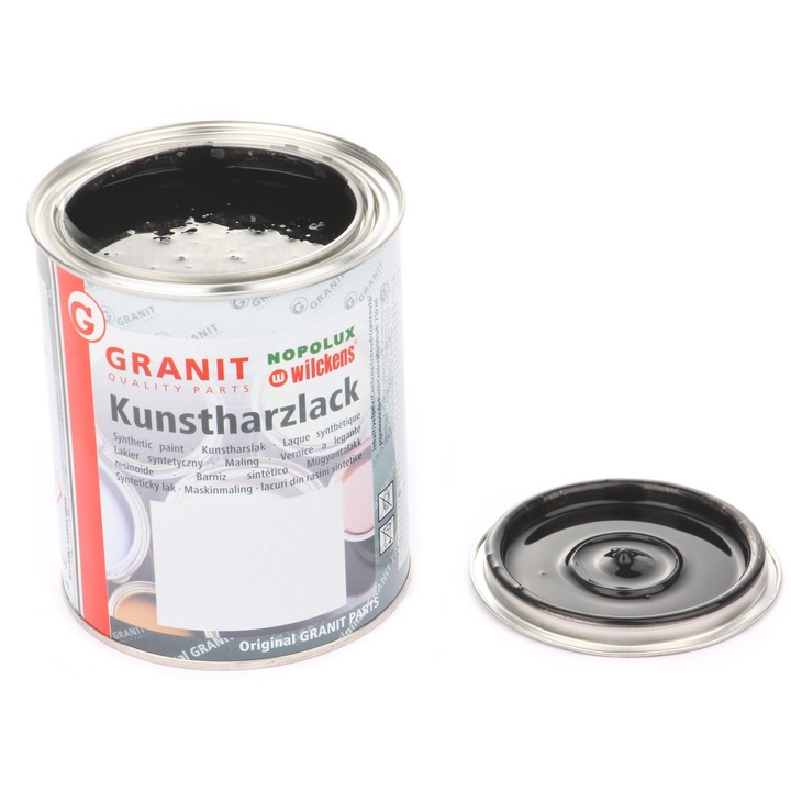 Autófesték, Granit Parts, RAL 9017, fekete, 2,5 l