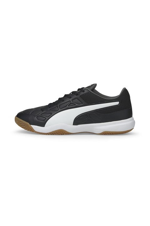 Puma, Tenaz futballcipő hálós anyagbetétekkel, Fehér/Fekete, 40