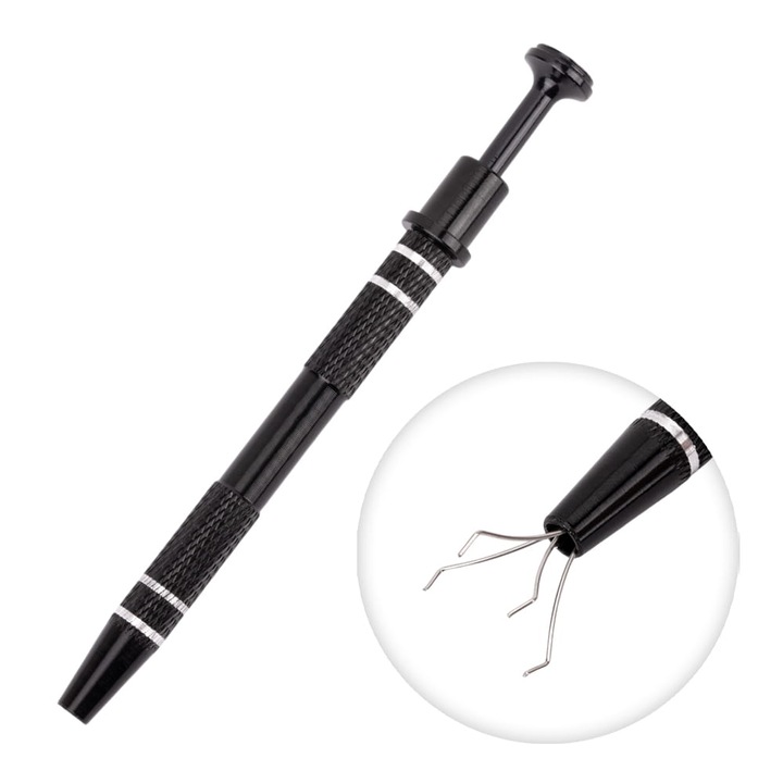 Szivacstartó, GNB-LAB, 12,2 cm, fekete