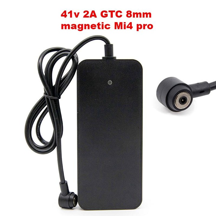 Încărcător eWheel 36V, ieșire 41V/2A, conector magnetic 8mm, pentru trotineta electrică Xiaomi Mi4 Pro