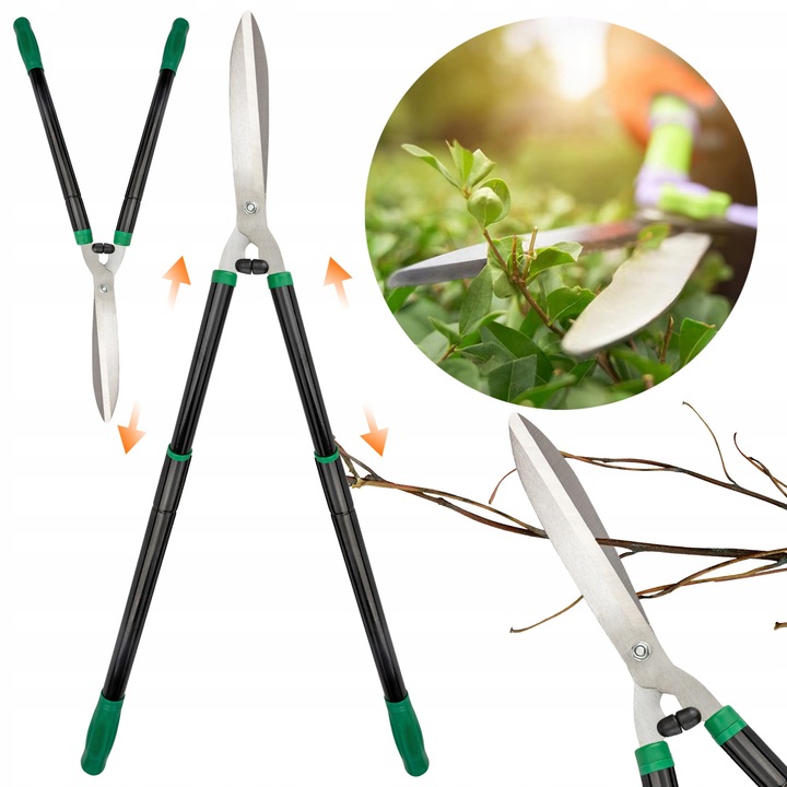 Foarfeca telescopica Ruffberg 55-72 cm, taiere crengi, latime 360 mm, lungime lama 19 cm