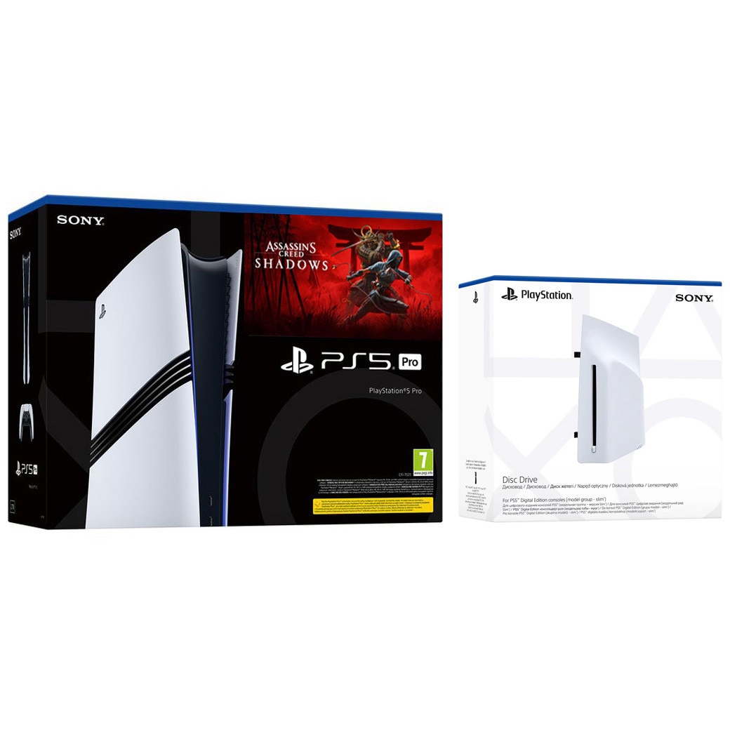 Consola PlayStation 5 Pro, Disc Edition, 4TB SSD + Joc AssassinS