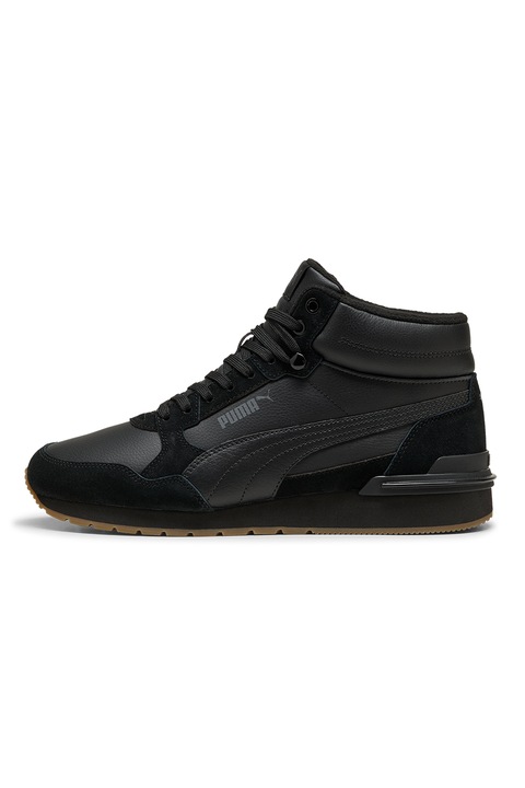 Puma, Ghete din piele ST Runner v4, Negru